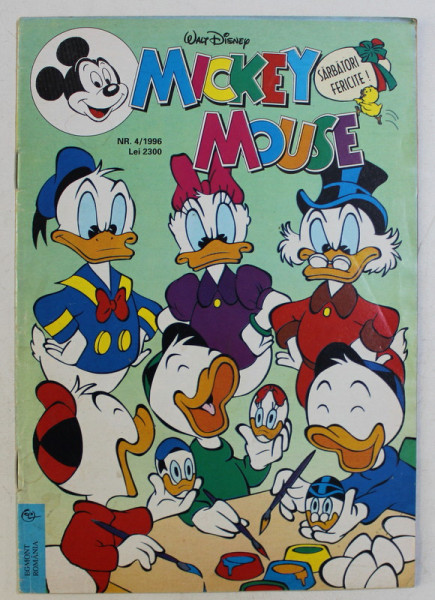 WALT DISNEY , MICKEY MOUSE , NUMARUL 4 , 1996