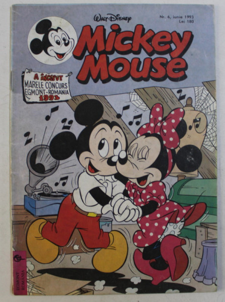WALT DISNEY , MICKEY MOUSE , NUMARUL 6 , 1993
