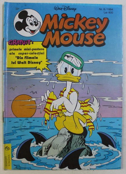 WALT DISNEY , MICKEY MOUSE , NUMARUL 8 , 1994