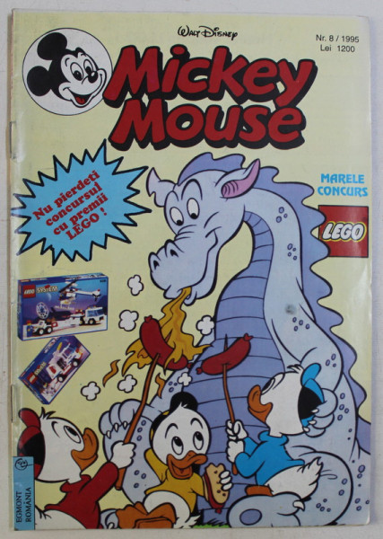 WALT DISNEY , MICKEY MOUSE , NUMARUL 8 , 1995