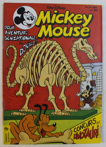 WALT DISNEY , MICKEY MOUSE , NUMARUL 9 , 1994