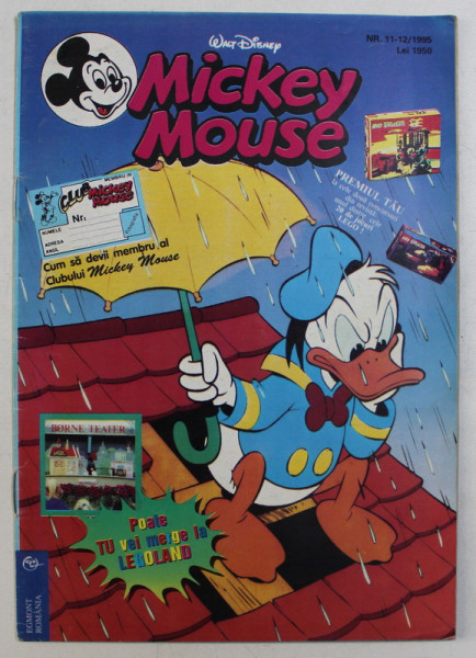 WALT DISNEY , MICKEY MOUSE , NUMERELE 11 - 12 , 1995