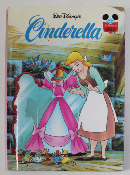 WALT DISNEY'S CINDERELLA ,1995, INSEMNARI PE COPERTA SPATE