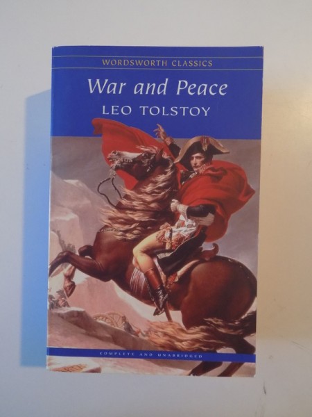 WAR AND PEACE de LEO TOLSTOY , 2001