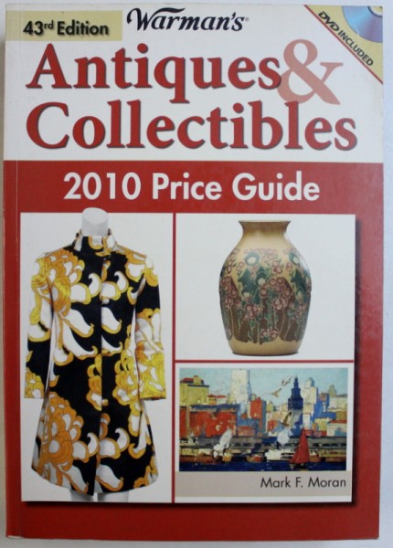WARMAN ' S ANTIQUES & COLLECTIBLES  - 2010 PRICE GUIDE by MARK F. MORAN , CONTINE CD *