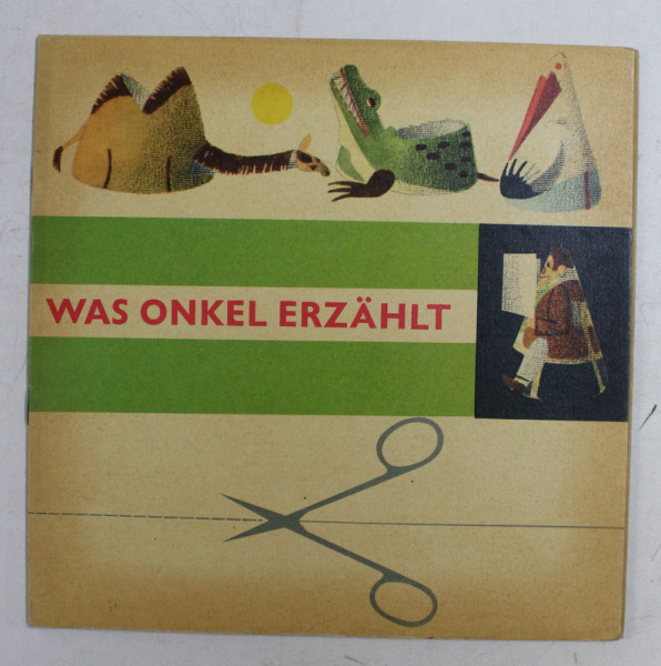 WAS ONKEL ERZAHLT   , designed by JINDRICH NOVAK , CARTE CU FIGURINE DE DECUPAT , 1959