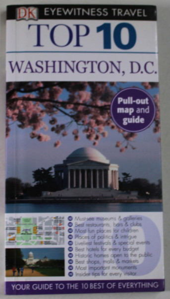 WASHINGTON , D.C. , TOP 10 , GUIDE , by RON BURKE and SUSAN BURKE , 2011