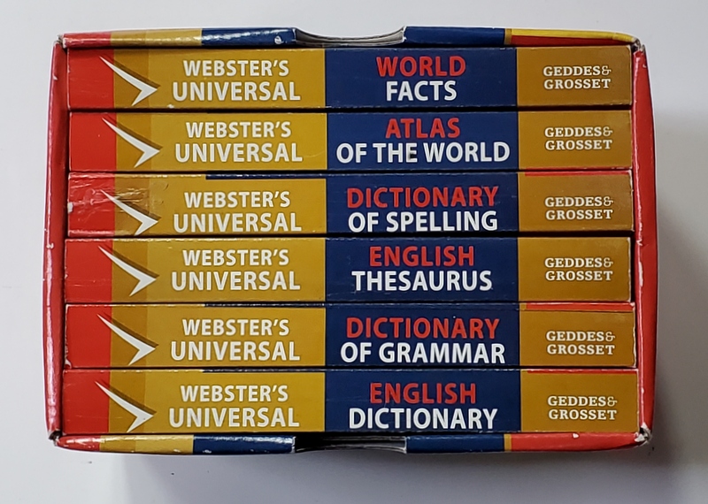 WEBSTER 'S UNIVERSAL STUDY LIBRARY , 6 BOOK , OVER 1400 PAGES , 2008
