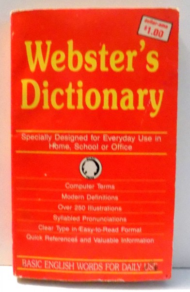 WEBSTER'S DICTIONARY by K. NICHOLS , 1991