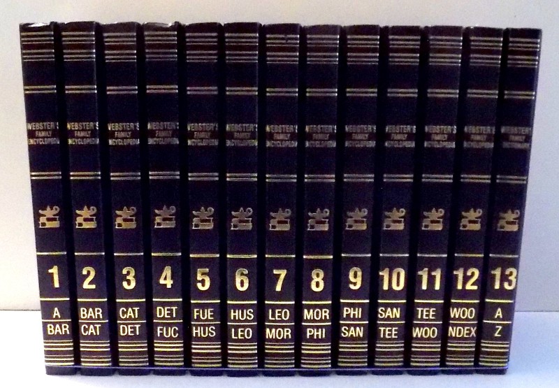 WEBSTER'S FAMILY DICTIONARY , VOL I-XIII , 1992