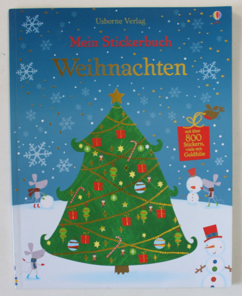 WEIHNACHTEN ( CARTE PENRTU CRACIUN  ), CONTINE ABTIBILDURI , TEXT IN LIMBA GERMANA , 2012