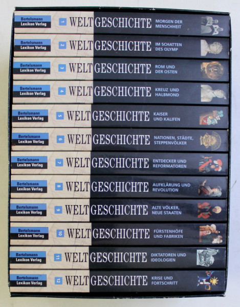 WELTGESICHTE - HERAUSGEGEBEN von HEINRICH PLETICHA , SET DE 12 VOLUME , 1996