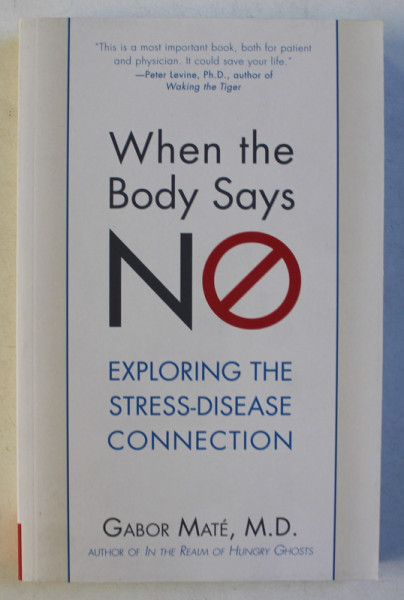WHEN THE BODY SAYS NO  - EXPLORING THE STRESS  - DISEASE CONNECTION by GABOR MATE , 2003