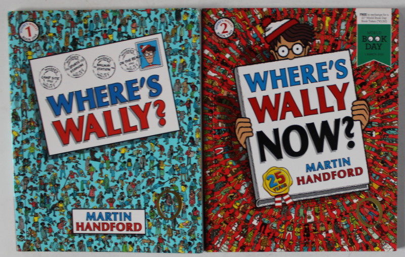 WHERE 'S  WALLY ? / WHERE 'S WALLY NOW ? , 2 VOLUMES by MARTIN HANDFORD , 2008