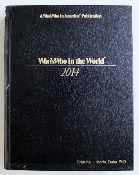 WHO ' SWHO IN THE WORLD , 2014