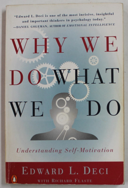 WHY WE DO WHAT WE DO , UNDERSTANDING SELF - MOTIVATION by EDWARD L. DECI , 1995