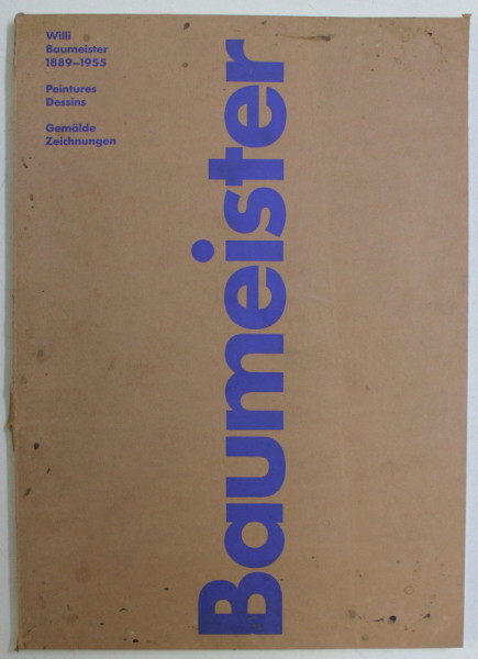 WILLI BAUMEISTER ( 1889 - 1955 ) , PEINTURES , DESSINS / GEMALDE , ZEICHNUNGEN , 1983 *EDITIE BILINGVA