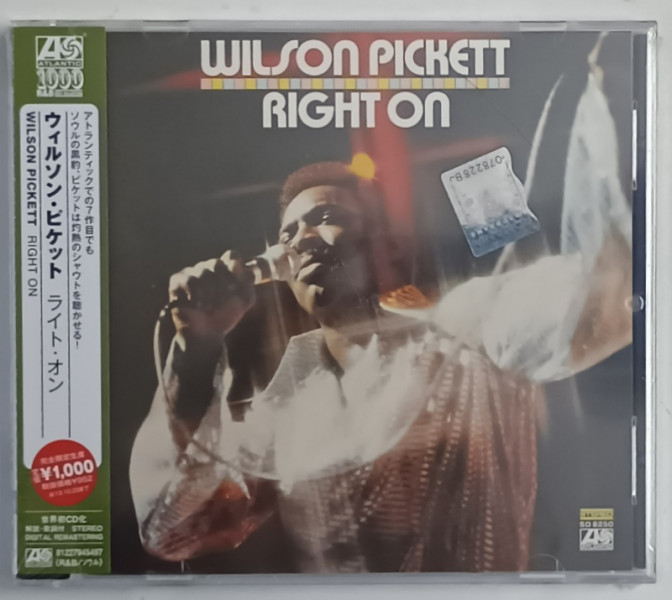 WILSON PICKET , RIGHT ON , CD AUDIO SIGILAT , ANII '90