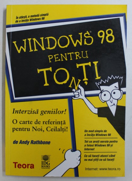 WINDOWS 98 PENTRU TO(N)TI de ANDY RATHBONE , 1999