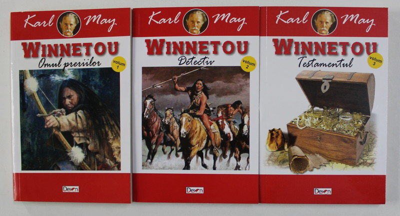 WINNETOU de KARL MAY , VOLUMELE I - III , 2018