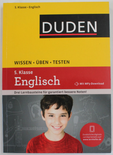 WISSEN , UBEN , TESTEN 5 . KLASSE ENGLISCH , 2016 , LIPSA MP 3 *