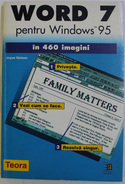 WORD 7 PENTRU WINDOWS 95 IN 460 IMAGINI  de JOYCE NIELSEN , 1998