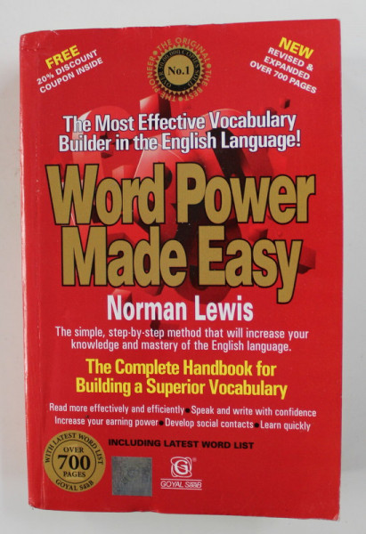WORD POWER MADE EASY by NORMAN LEWIS , 2017