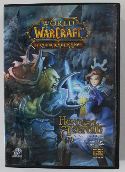WORLD  OF WARCRAFT , TRADING CARD GAME , HEROES and AZEROTH , STARTER DECK , 2007