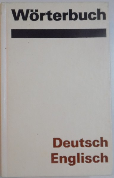 WORTERBUCH DEUTSCH ENGLISCH , 1982