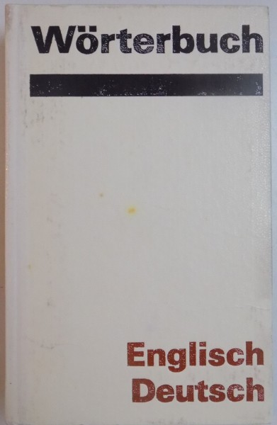 WORTERBUCH ENGLISCH DEUTSCH , 1983