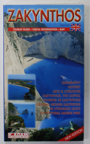 ZAKYNTHOS , TOURIST GUIDE , MAP , ANII '2000