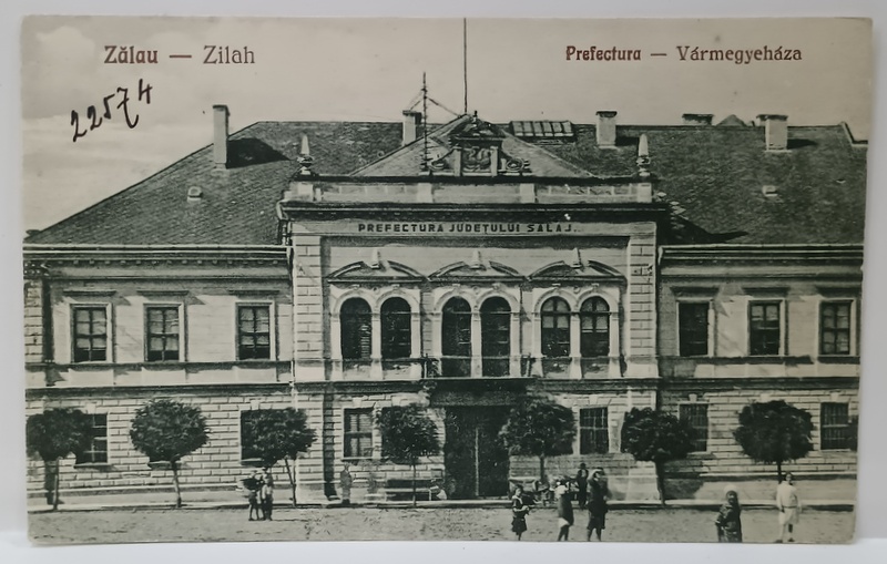 ZALAU , PREFECTURA , CARTE POSTALA ILUSTRATA , 1925