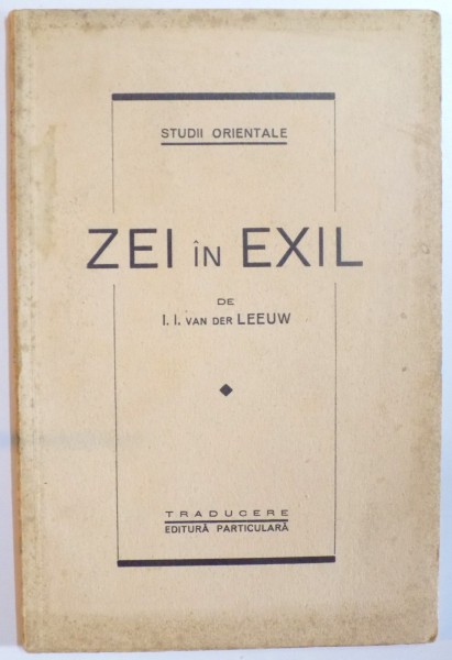 ZEI IN EXIL de I.I. VAN DER LEEUV  1941