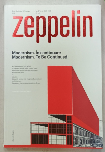 ZEPPELIN , REVISTA :  ORAS , SOCIETATE , TEHNOLOGIE , NR. 156 , 2019-2020