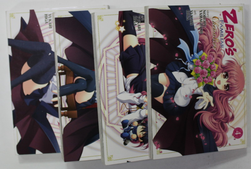 ZERO 'S FAMILAR CHEVALIER , VOLUMES 1 -4 , story NOBORU YAMAGUCHI , art YUGARI HIGA , 2015, BENZI DESENATE *