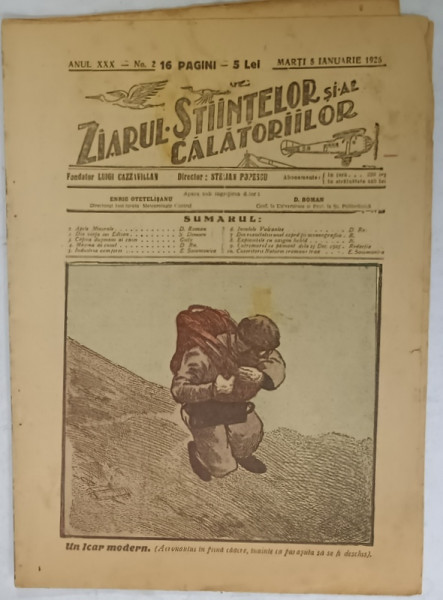 ZIARUL STIINTELOR SI CALATORIILOR , NR. 2, 1926