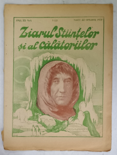 ZIARUL STIINTELOR SI CALATORIILOR , NR. 4, 1929