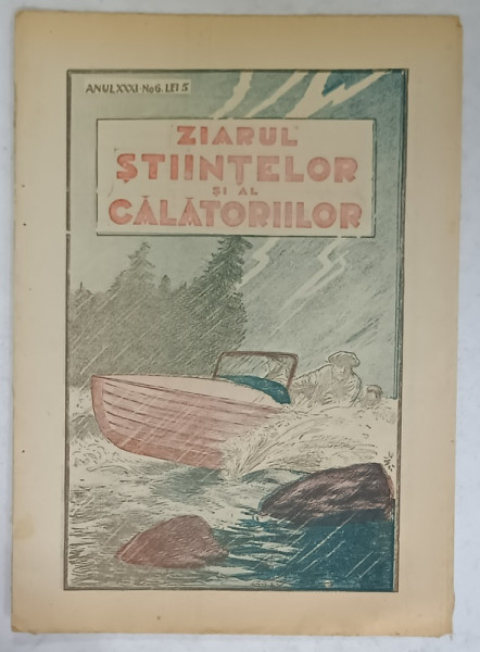 ZIARUL STIINTELOR SI CALATORIILOR , NR. 6, 1927