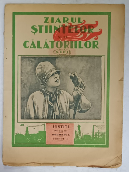 ZIARUL STIINTELOR SI CALATORIILOR , NR. 8, 1928