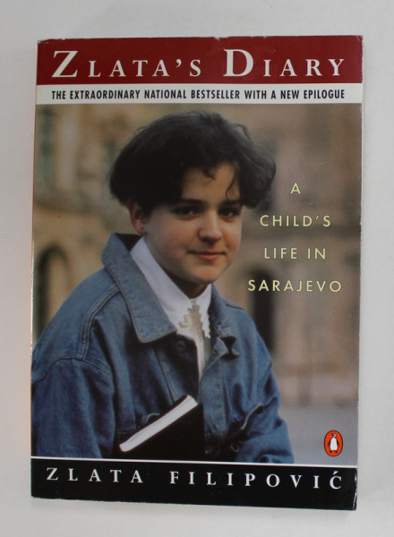 ZLATA 'S DIARY - A CHILD 'S  LIFE IN SARAJEVO by ZLATA FILIPOVIC , 1994, PREZINTA HALOURI DE APA *