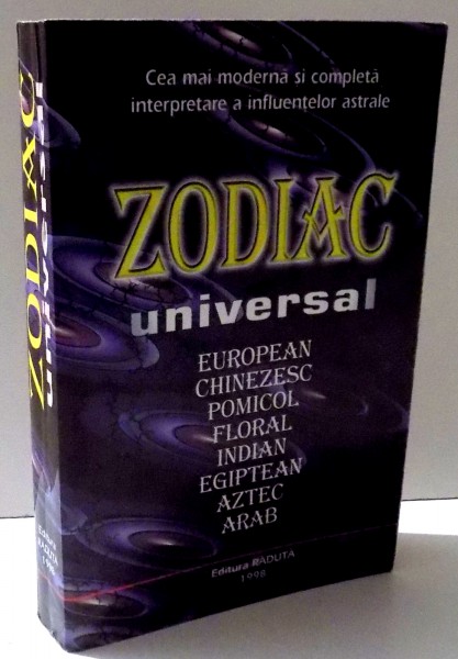 ZODIAC UNIVERSAL - EUROPEAN, CHINEZESC, POMICOL , FLORAL , INDIAN , EGIPTEAN, AZTEC , ARAB , 1998