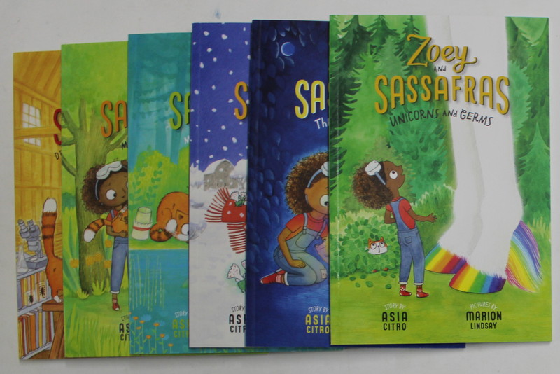 ZOEY AND SASSAFRAS , story by ASIA CITRO , pictures by MARION LINDSAY , 6 VOLUMES , 2016