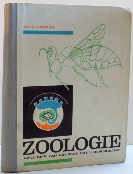 ZOOLOGIE , MANUAL PENTRU CLASA A X-A LICEU SI ANII I , II LICEE DE SPECIALITATE de IOAN C. VOICULESCU , 1969