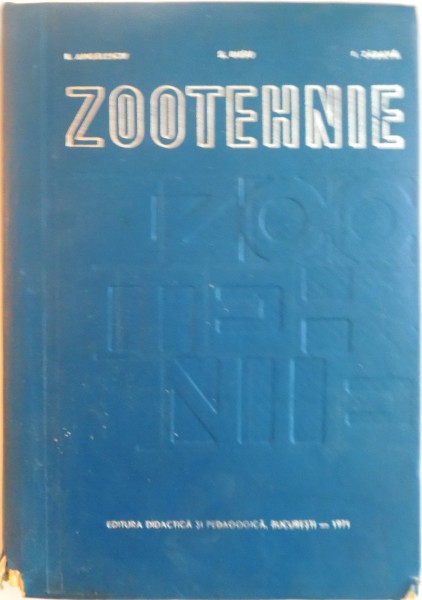 ZOOTEHNIE de L. ANGELESCU...I.ZABAVA , 1971