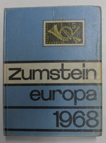 ZUMSTEIN - BRIEFMARKEN - KATALOG - EUROPA , 1968