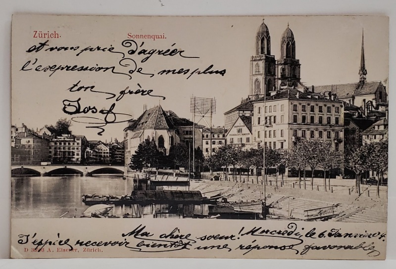 ZURICH , CHEIUL SOARELUI , CARTE POSTALA , CLASICA